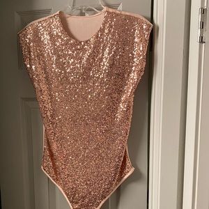 Sequined bodysuit